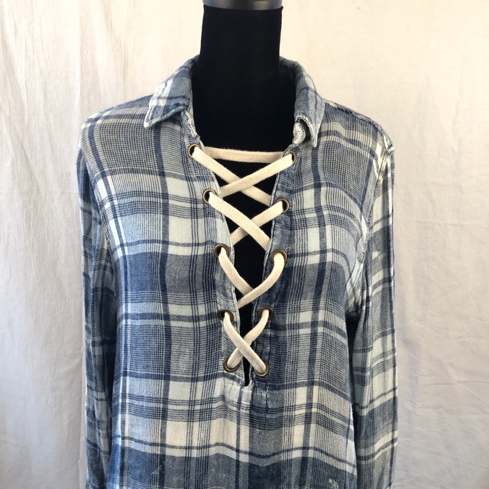 Anthropologie Vintage Havana Distressed Tunic